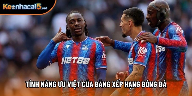 Tính năng ưu việt của Bảng xếp hạng bóng đá Tính năng ưu việt của Bảng xếp hạng bóng đá