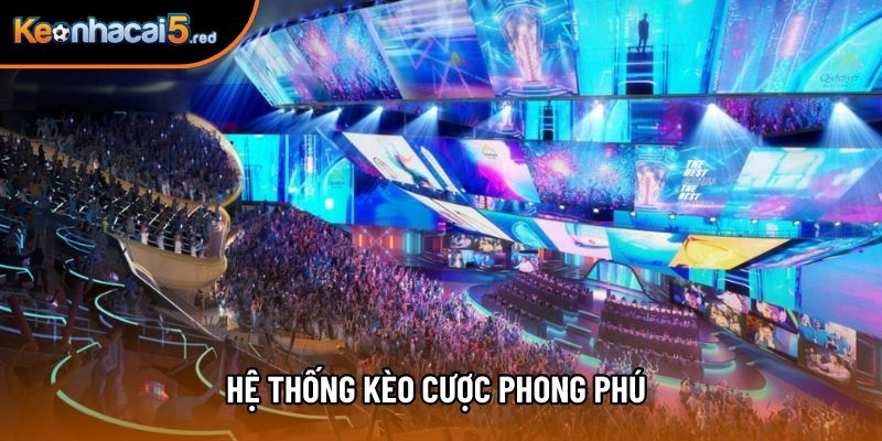 Hệ thống kèo cược phong phú Hệ thống kèo cược phong phú