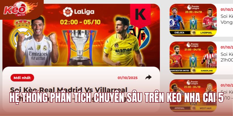 Hệ thống phân tích chuyên sâu trên keo nha cai 5