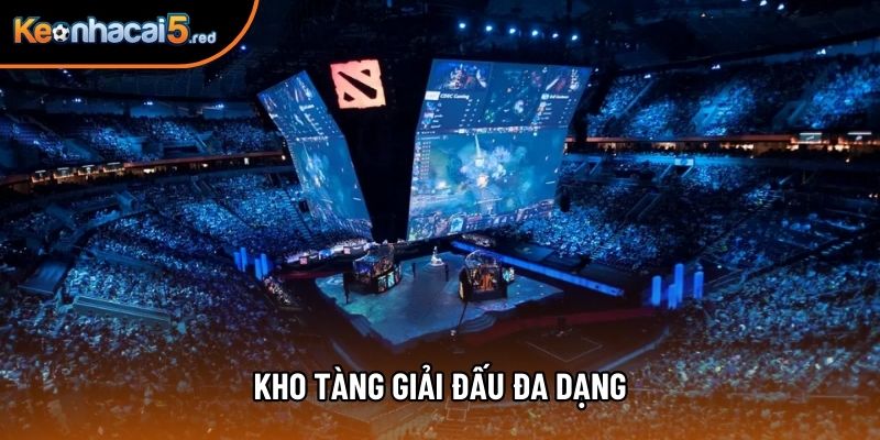 Kho tàng giải đấu đa dạng Kho tàng giải đấu đa dạng