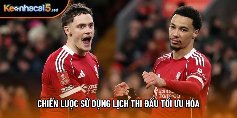 Chiến lược sử dụng lịch thi đấu tối ưu hóa Chiến lược sử dụng lịch thi đấu tối ưu hóa