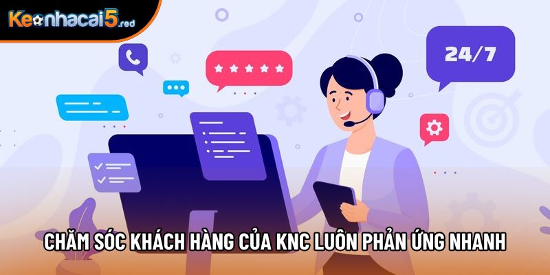 Chăm sóc khách hàng của KNC luôn phản ứng nhanh Chăm sóc khách hàng của KNC luôn phản ứng nhanh