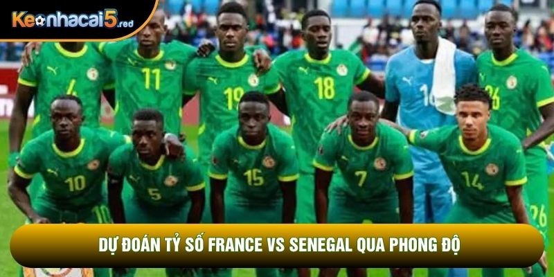 Dự đoán tỷ số France vs Senegal qua phong độ Dự đoán tỷ số France vs Senegal qua phong độ