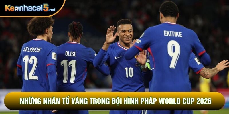 Những nhân tố vàng trong đội hình Pháp World Cup 2026