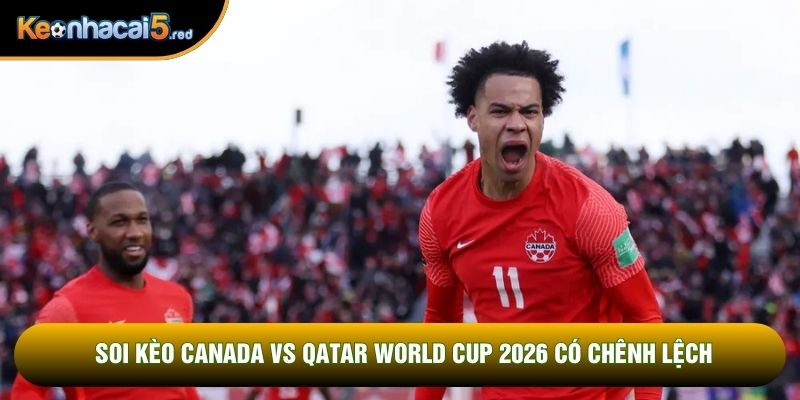 Soi kèo Canada vs Qatar World Cup 2026 có chênh lệch