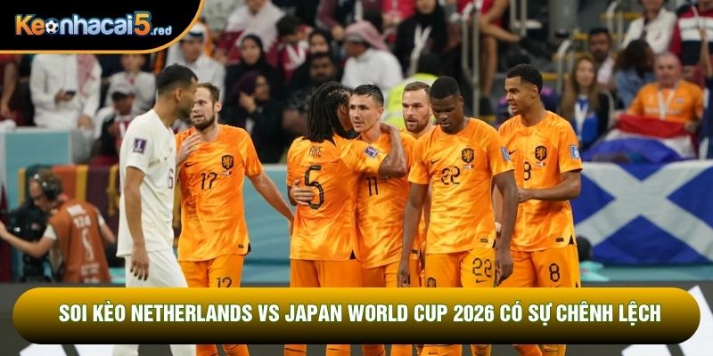 Soi kèo Netherlands vs Japan World Cup 2026 có sự chênh lệch Soi kèo Netherlands vs Japan World Cup 2026 có sự chênh lệch