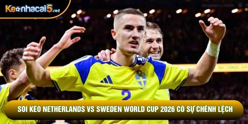 Soi kèo Netherlands vs Sweden World Cup 2026 có sự chênh lệch