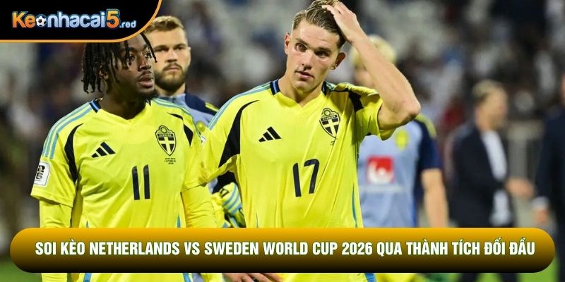 Soi kèo Netherlands vs Sweden World Cup 2026 qua thành tích đối đầu