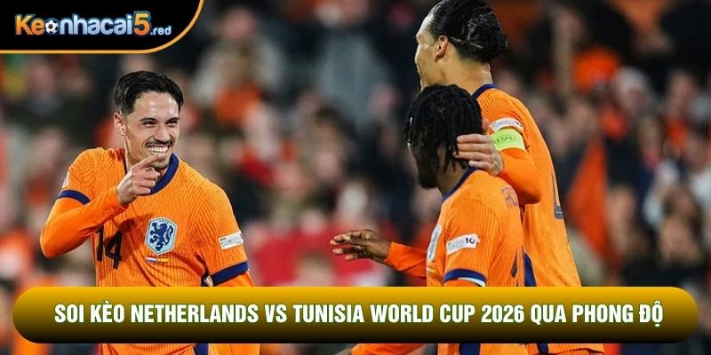 Soi kèo Netherlands vs Tunisia World Cup 2026 qua phong độ
