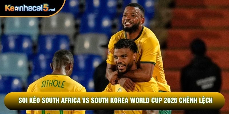 Soi kèo South Africa vs South Korea world cup 2026 chênh lệch