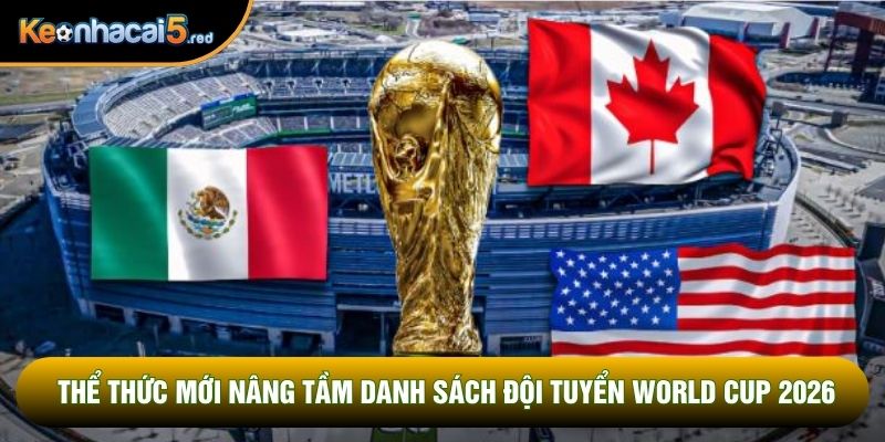 Thể thức mới nâng tầm danh sách đội tuyển World Cup 2026 Thể thức mới nâng tầm danh sách đội tuyển World Cup 2026